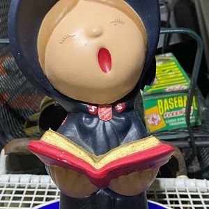 Vintage ceramic Salvation Army choir girl
